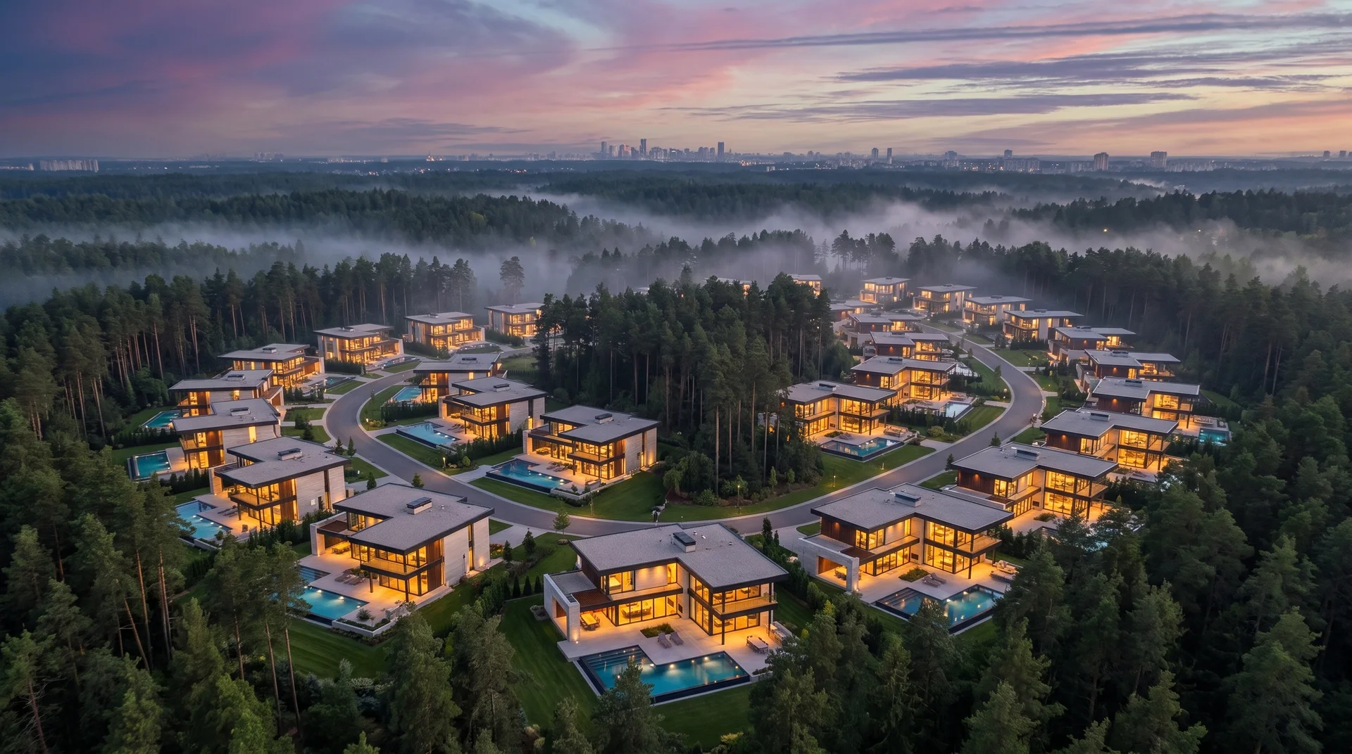 24 residences in the forest